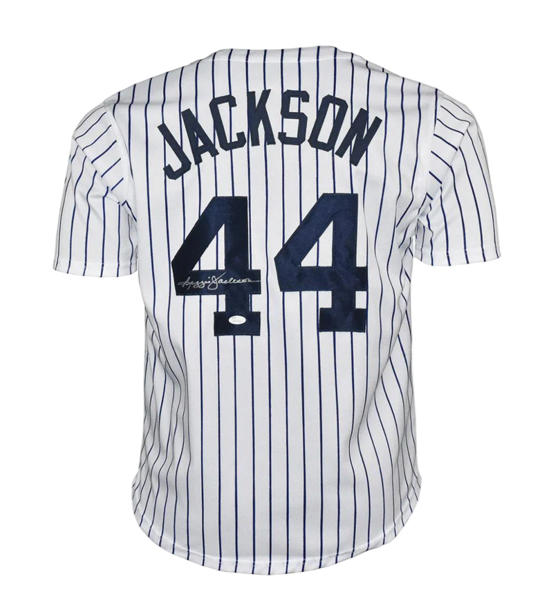 Reggie Jackson Autographed Signed New York Yankees  Baseball Jersey (JSA)