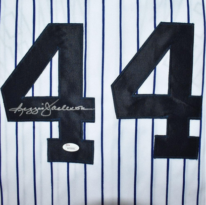 Reggie Jackson Autographed Signed New York Yankees  Baseball Jersey (JSA)