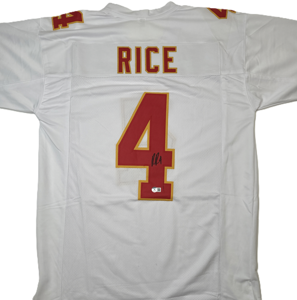 Rashee Rice Autographed Signed Custom Chiefs Jersey - Beckett Certified