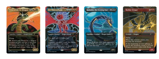 Secret Lair Drop: A Devastation of Dragons - Rainbow Foil Edition - Secret Lair Drop Series (SLD)