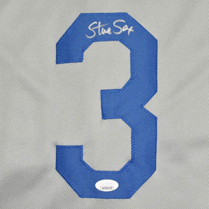 Steve Sax Autographed Signed Los Angeles Dodgers  Baseball Jersey (JSA)
