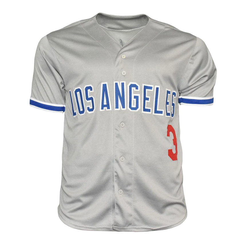Steve Sax Autographed Signed Los Angeles Dodgers  Baseball Jersey (JSA)