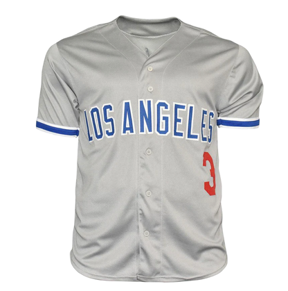 Steve Sax Autographed Signed Los Angeles Dodgers  Baseball Jersey (JSA)