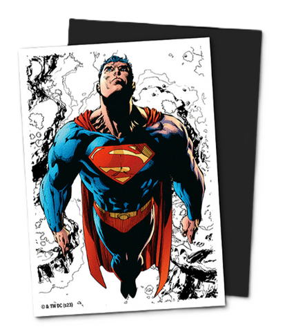 Dragon Shield Sleeves: Superman Core Full Art Matte Dual Art (Box of 100)