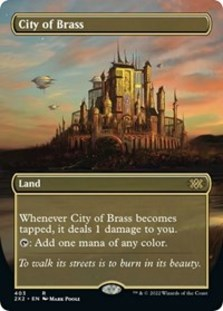 City of Brass (Borderless) - Double Masters 2022 (2X2)