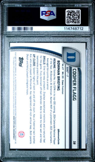 2024 Topps Bowman U Chrome - Cooper Flagg 16 - PSA 10