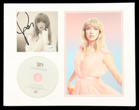 Taylor Swift Autographed Signed "The Tortured Poets Department" 11x14 Custom Framed Matted CD Insert Display (ACOA)