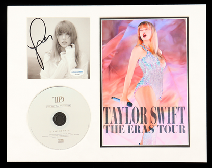 Taylor Swift Autographed Signed Eras Tour 11x14 Custom Framed Matted CD Insert Display (ACOA)