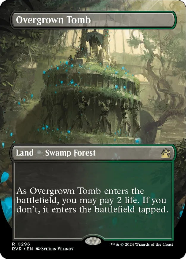 Overgrown Tomb (Borderless) - Ravnica Remastered (RVR)