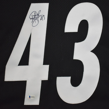 Troy Polamalu Signed Autographed Custom Jersey Beckett COA