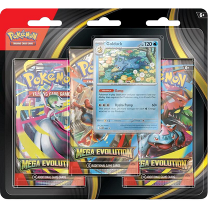 Pokemon Mega Evolution 3 Pack Blister
