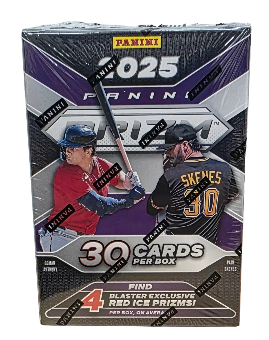 2025 Panini Prizm Baseball 6-Pack Hobby Blaster Box (Red Ice)