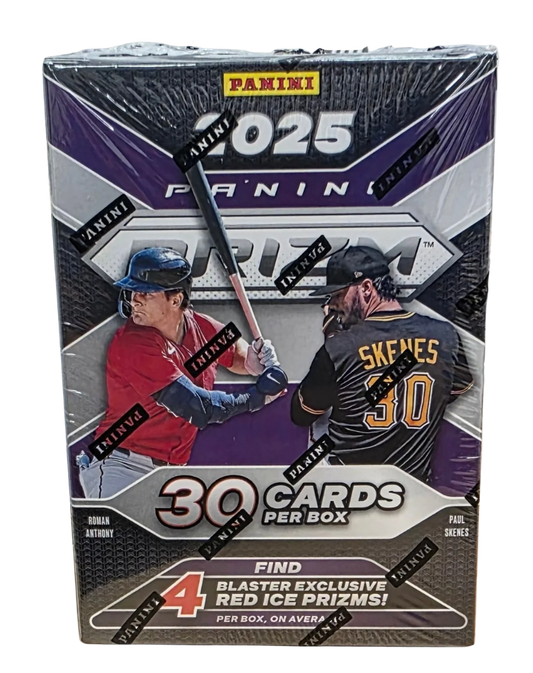 2025 Panini Prizm Baseball 6-Pack Hobby Blaster Box (Red Ice)