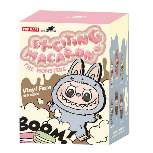 Pop Mart Labubu - Exciting Macaron - Vinyl Plush Pendant Blind Box