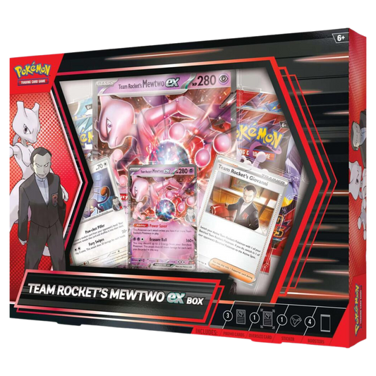 Pokemon Scarlet & Violet Team Rocket's Mewtwo ex Box