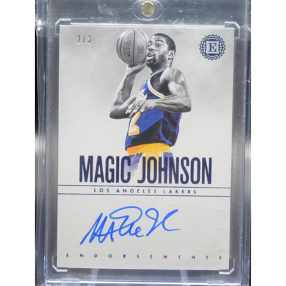 2019 Panini Encased Basketball - Magic Johnson EN-MJN - Endorsements Auto /3