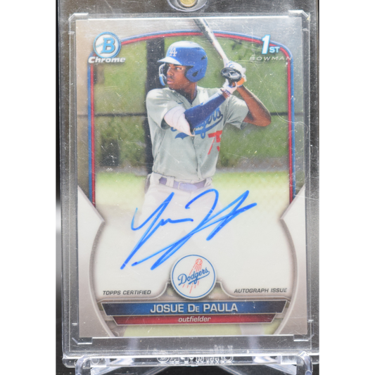 2023 Topps Bowman Chrome - Josue De Paula CPA-JDE - Base Bowman Auto