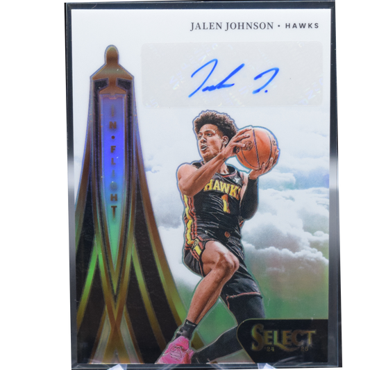 2024 Panini Select Basketball - Jalen Johnson IFS-JJN - In Flight Auto /125