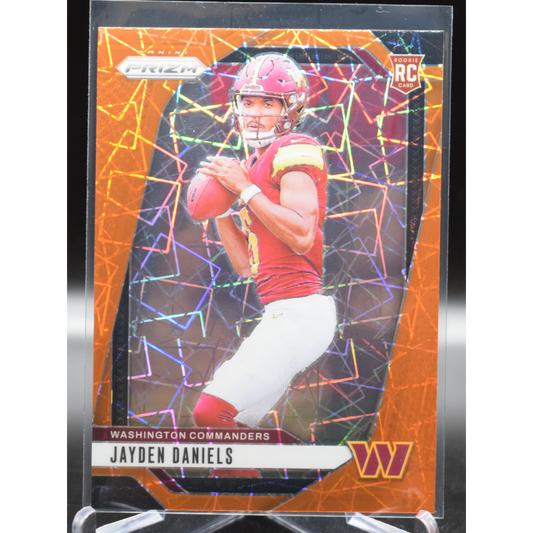 2024 Panini Prizm Football - Jayden Daniels 347 - Orange Lazer