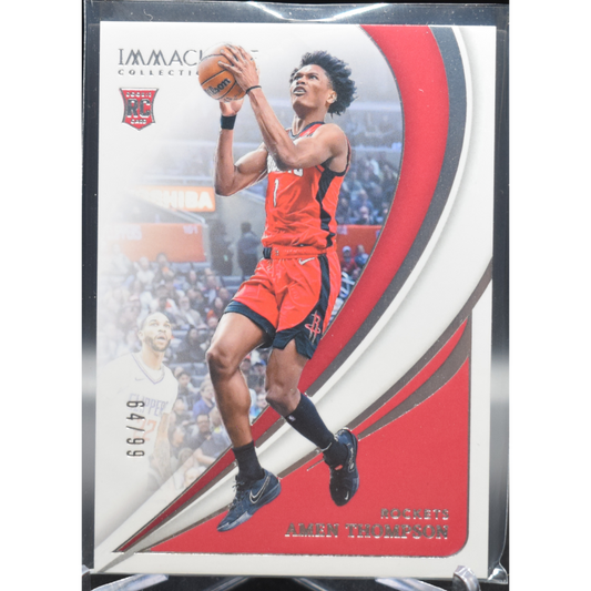 2023-24 Panini Immaculate Basketball - Amen Thompson 71 - Silver /99