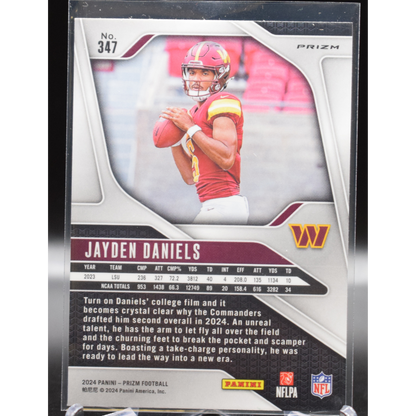 2024 Panini Prizm Football - Jayden Daniels 347 - Green Wave