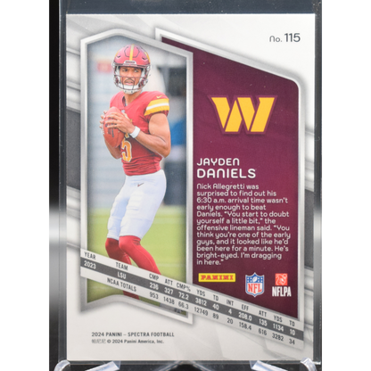 2024 Panini Spectra Football - Jayden Daniels 115 - Rookie