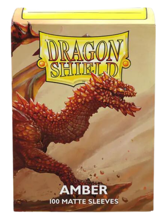 Dragon Shield Sleeves: Amber Standard Matte (Box of 100)