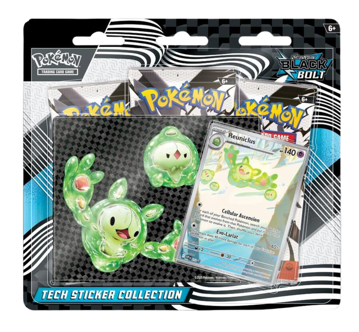 Pokemon Scarlet & Violet - Black Bolt Tech Sticker Collection