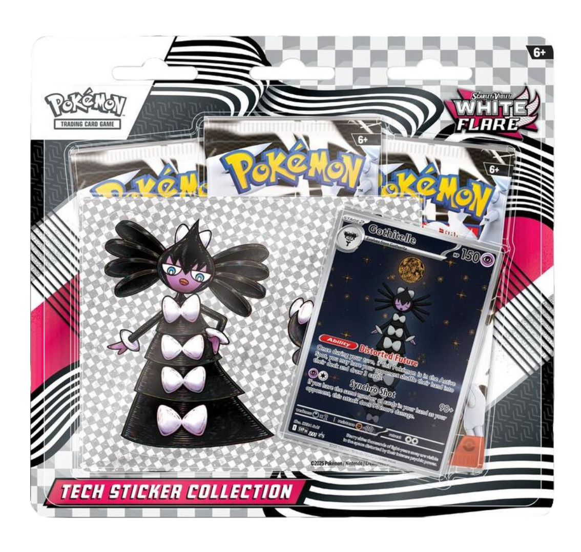 Pokemon Scarlet & Violet - White Flare Tech Sticker Collection