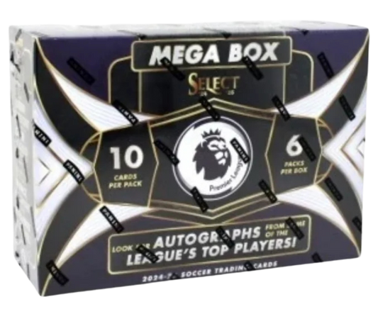 2024-25 Panini Select Premier League Soccer Hobby Mega Box